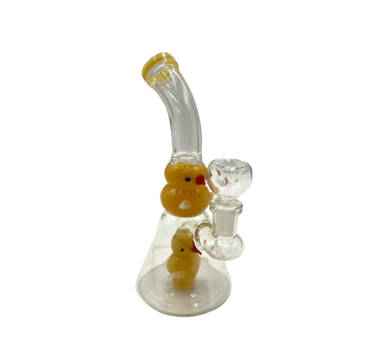 7" Curved Mouth Duck Beaker Water Pipe