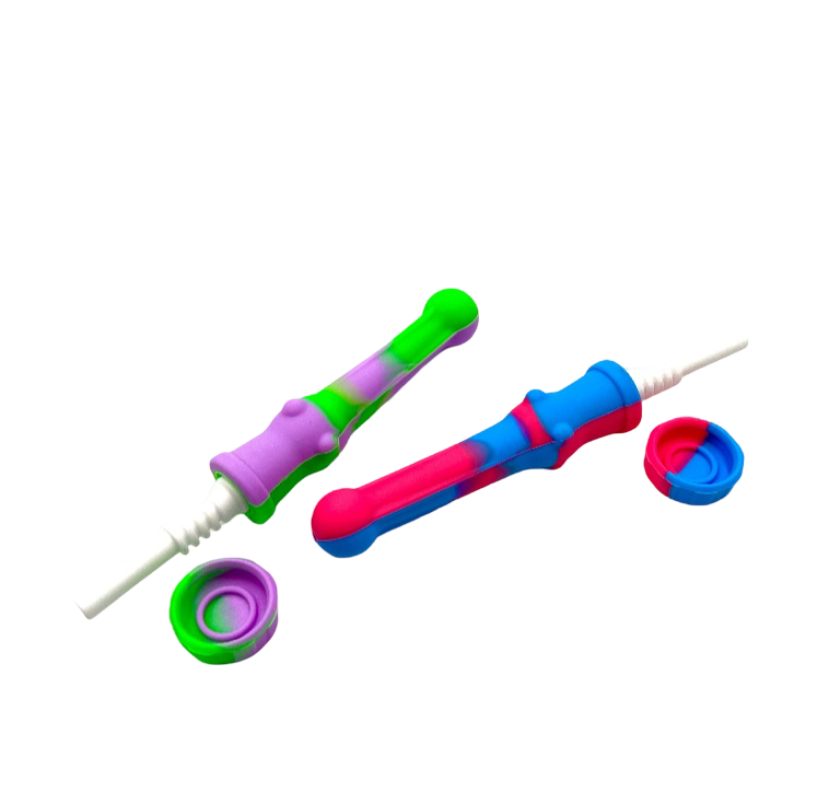 14mm Ceramic Tip Silicone Nectar Straw (5 Pack)
