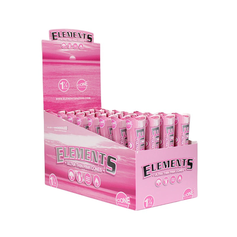 Elements Pink 1 1/4 Cone 6pk