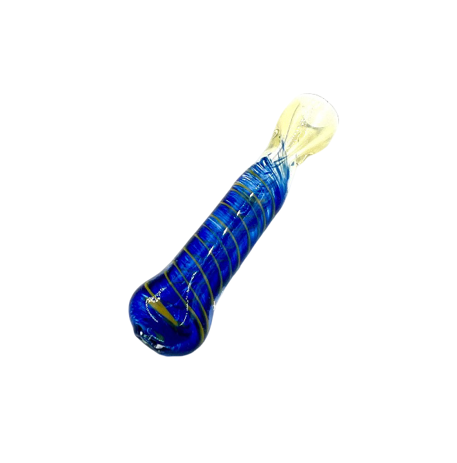 3" Twisted Color Inside Frit Fumed Chillum