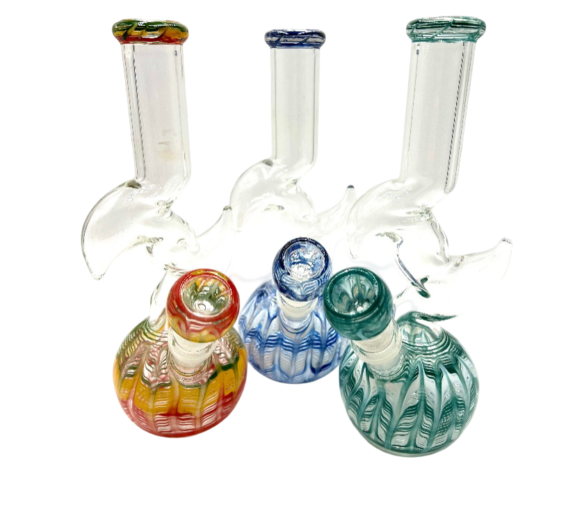 10" Wrap & Rake Ball Base Zong Water Pipe