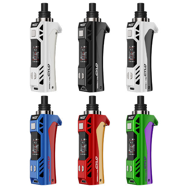 Yocan Cylo concentrate vaporizer with adjustable voltage and OLED screen in multiple colors