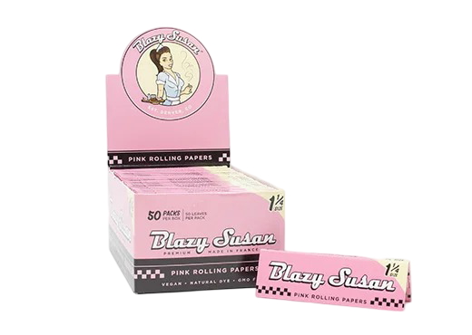 Blazy Susan Pink 1 1/4 Paper 50ct