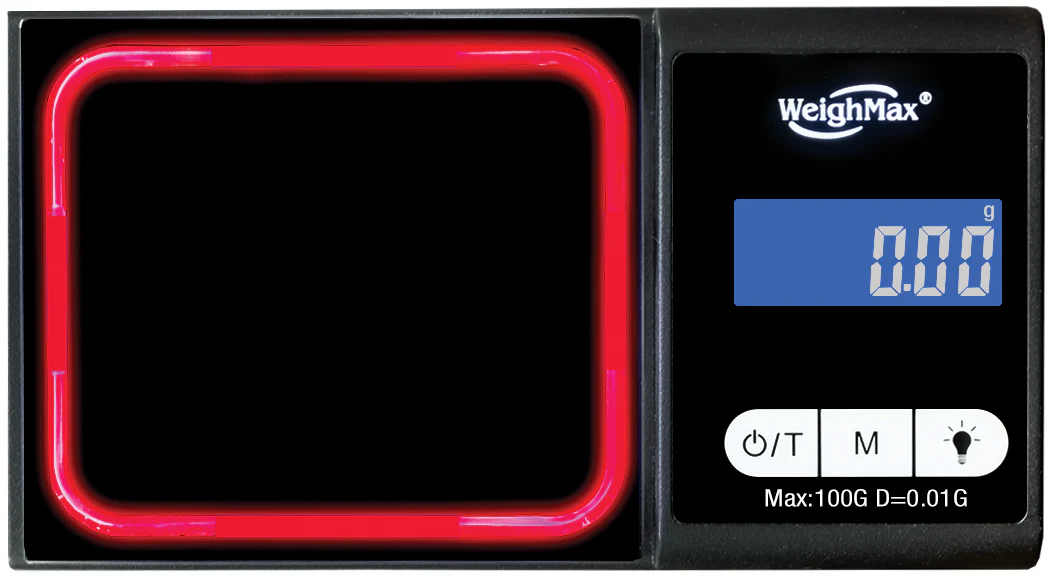 WeighMax Luminx 100 x 0.01g Scale