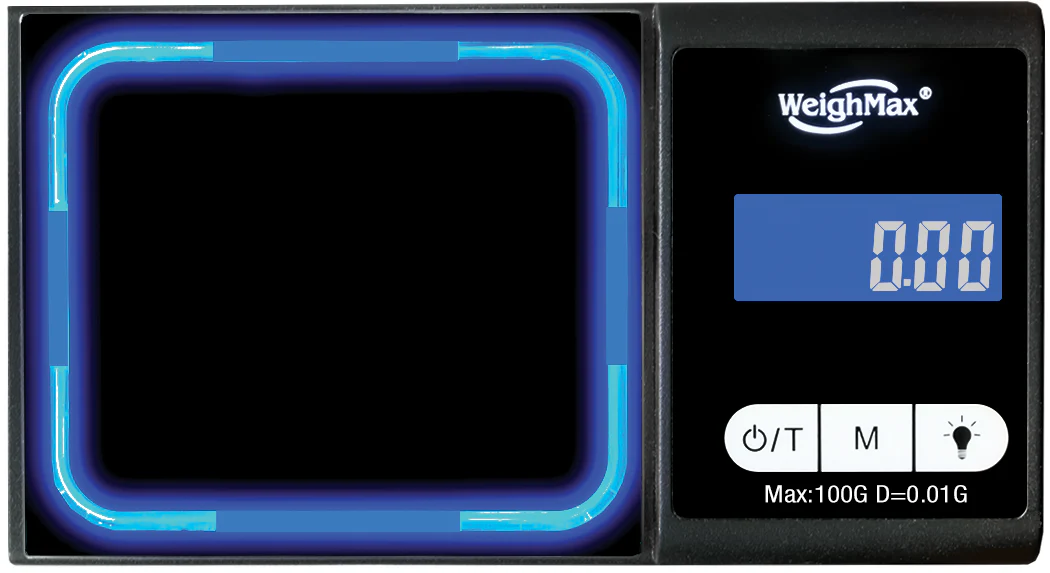 WeighMax Luminx 100 x 0.01g Scale