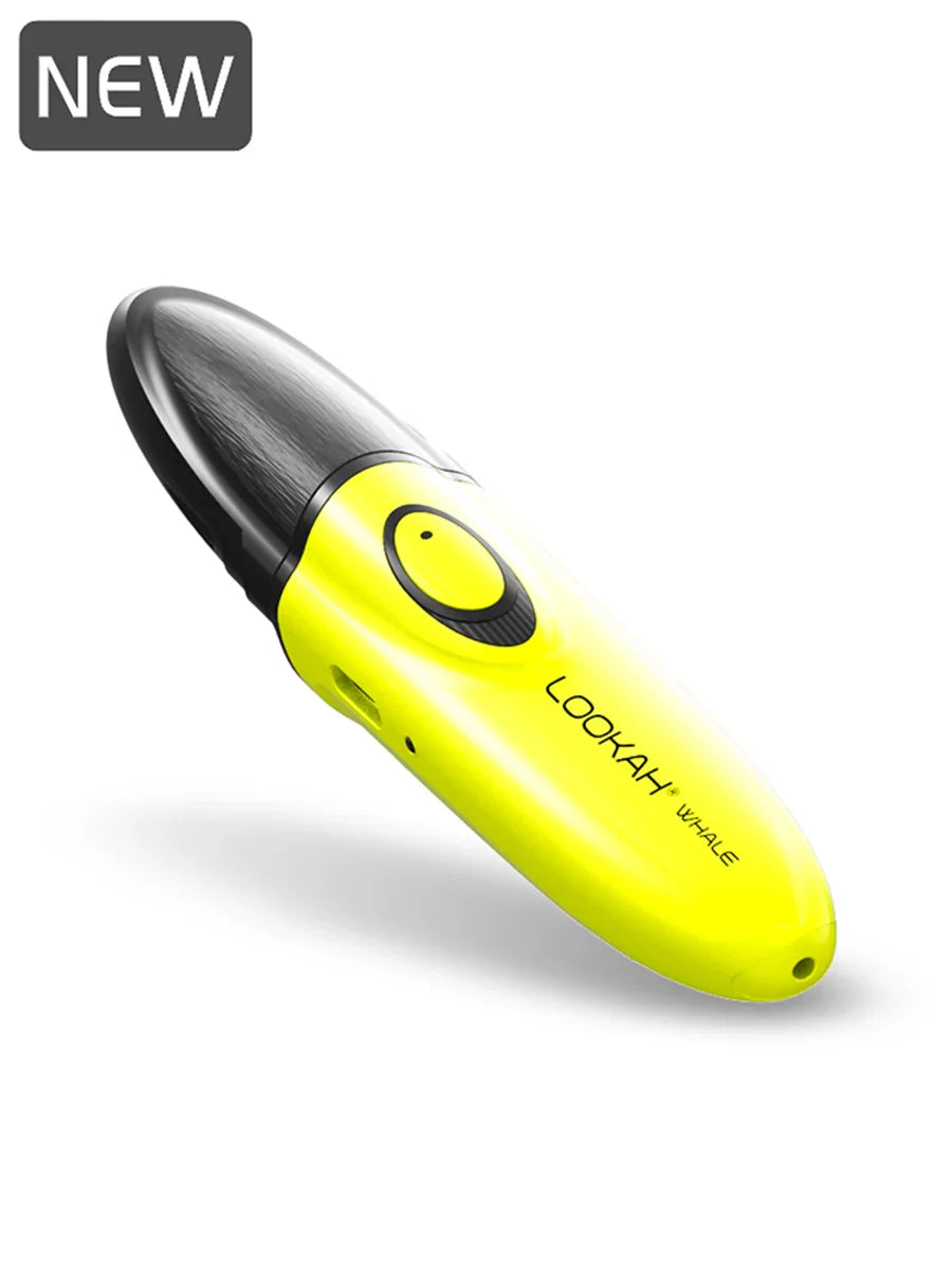 LOOKAH Whale electric nectar collector with whale-inspired design and yellow body