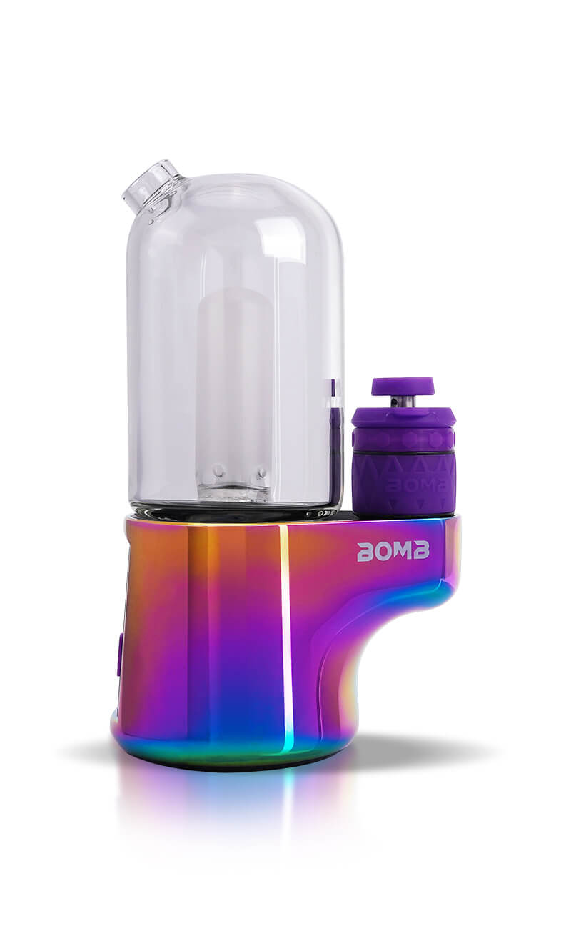 Bomb Portable Electric Dab Rig - Rainbow