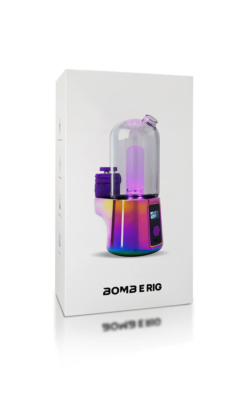 Bomb Portable Electric Dab Rig - Rainbow– LA Trade Center