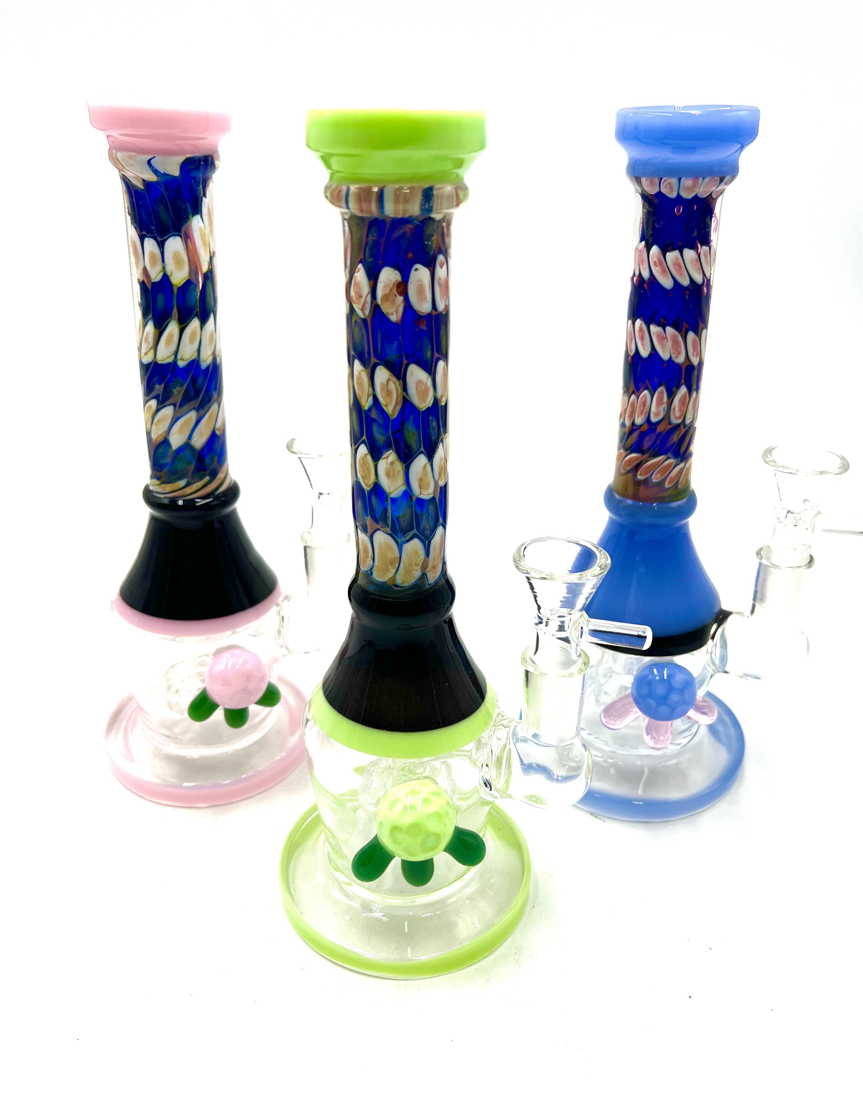 9" Air Pocket Tube Slime Color Water Pipe