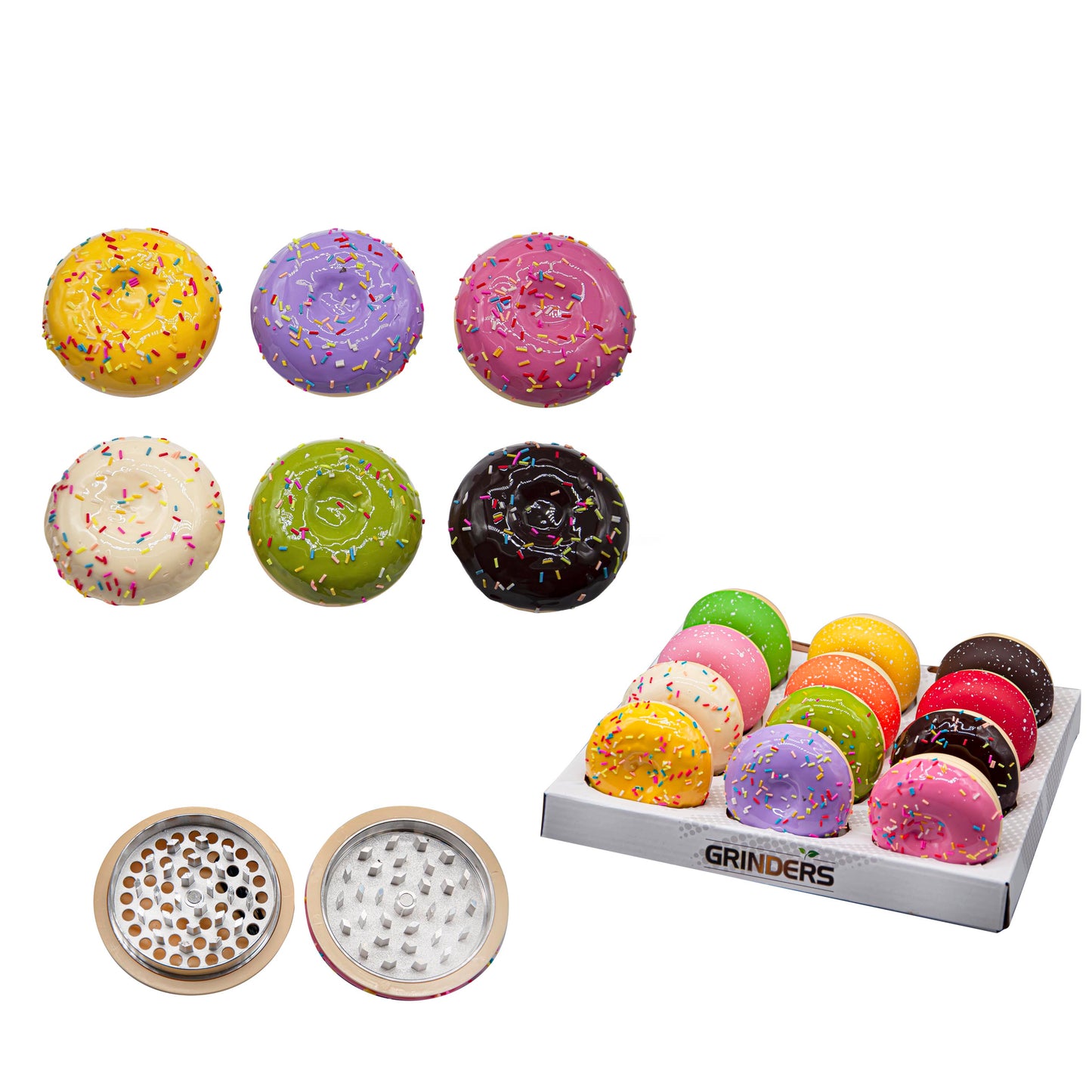 CHIP DONUTS GRINDER ( 12 PACK DISPLAY )