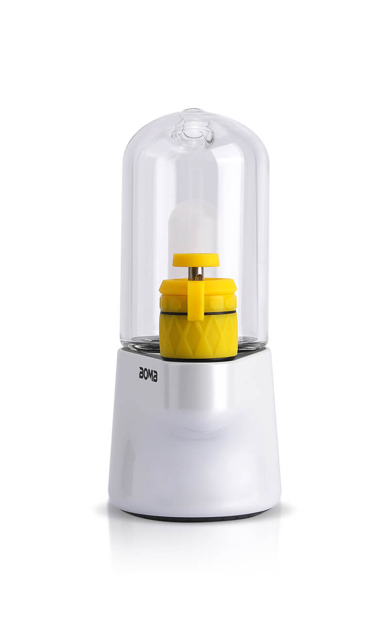 Bomb Portable Electric Dab Rig - White