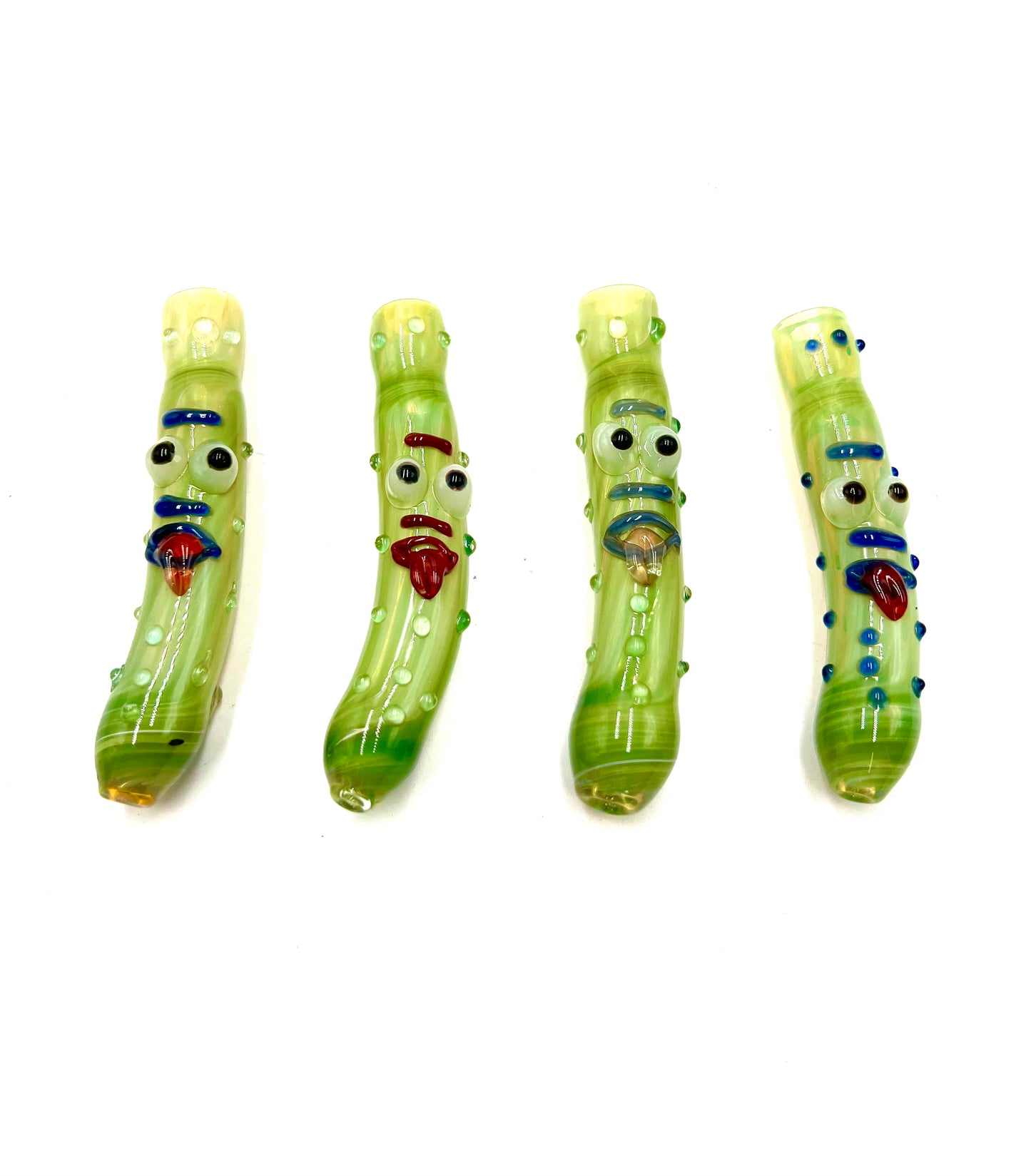 4" Pickle Face Fumed Chillum