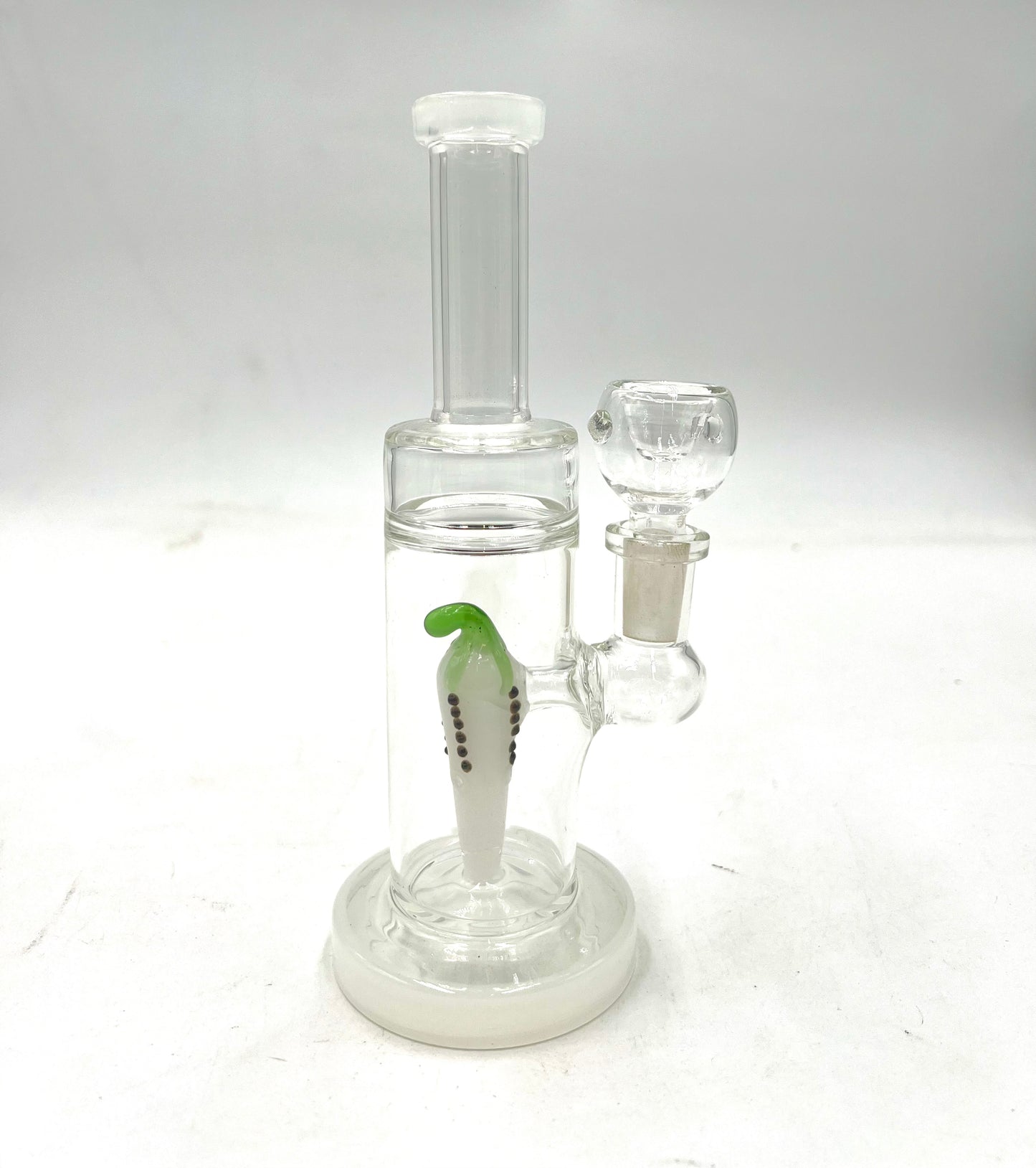 7" Straight Tube Chili Perc Water Pipe