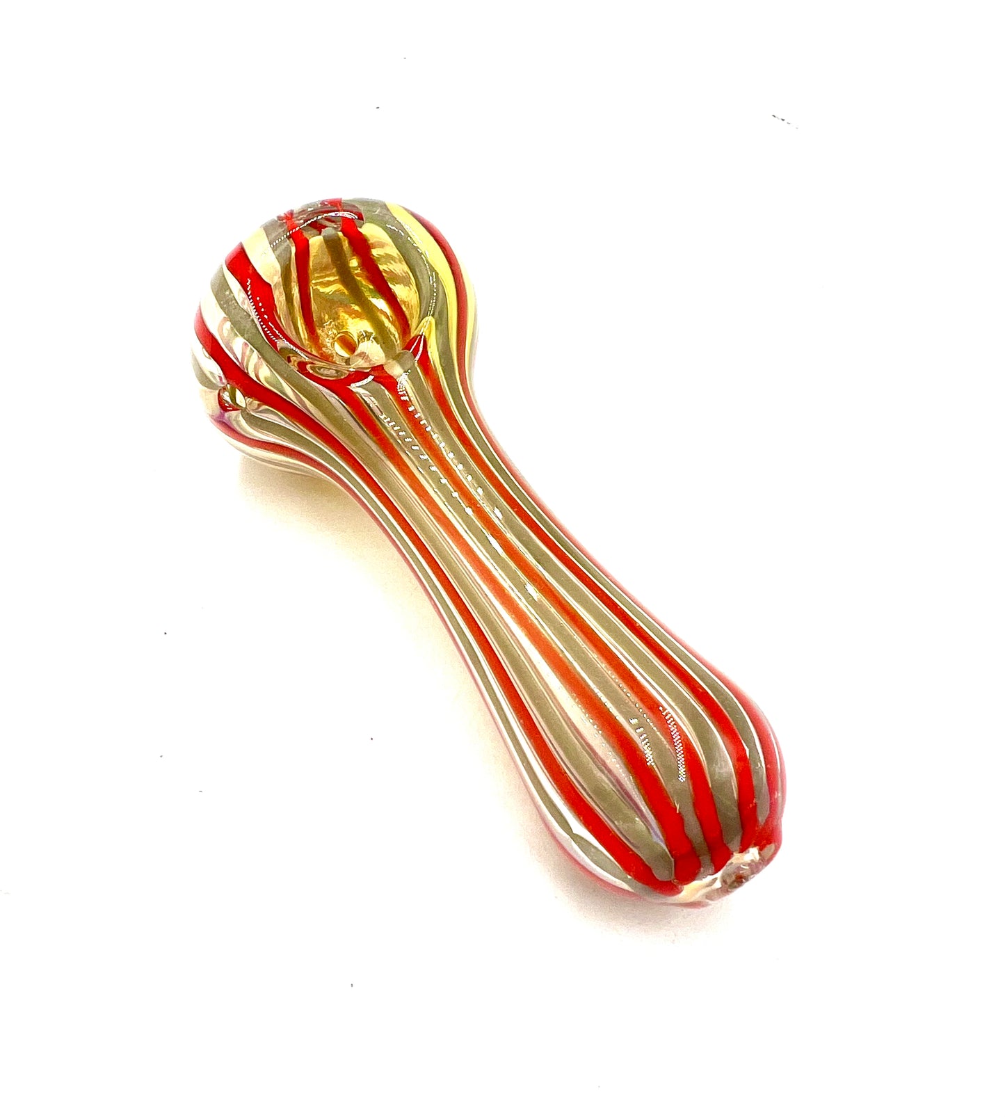 4" Color Striped Fumed Hand Pipe