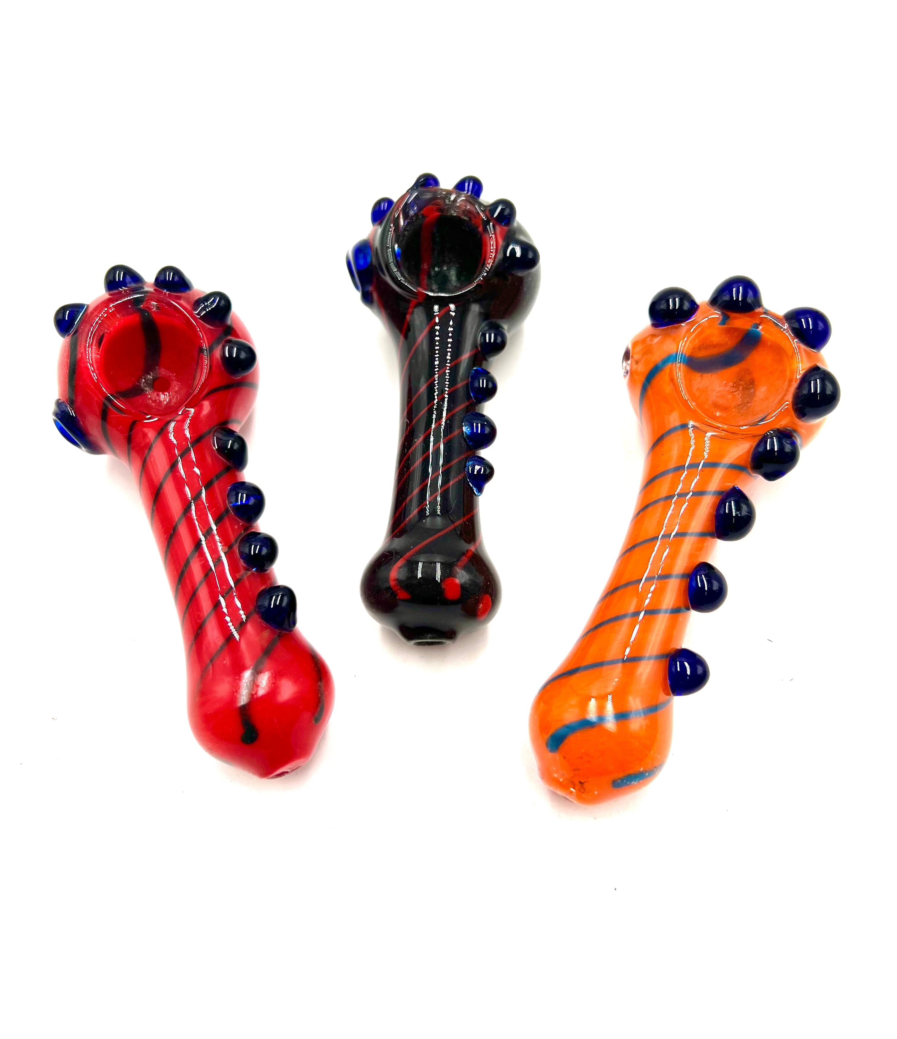 4.5" Bead Wrapped Full Color Hand Pipe