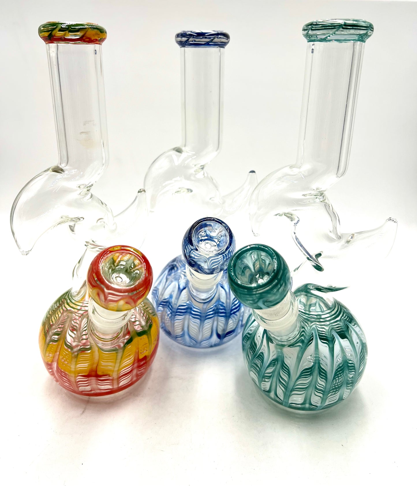 10" Wrap & Rake Ball Base Zong Water Pipe