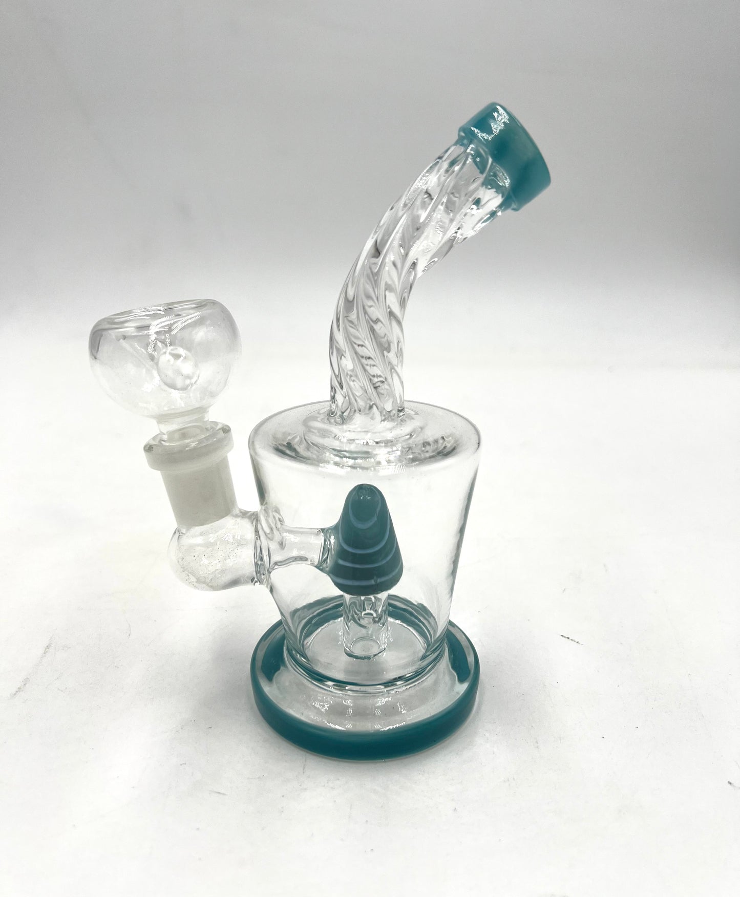 5.5" Mini Twisted Glass Neck Water Pipe