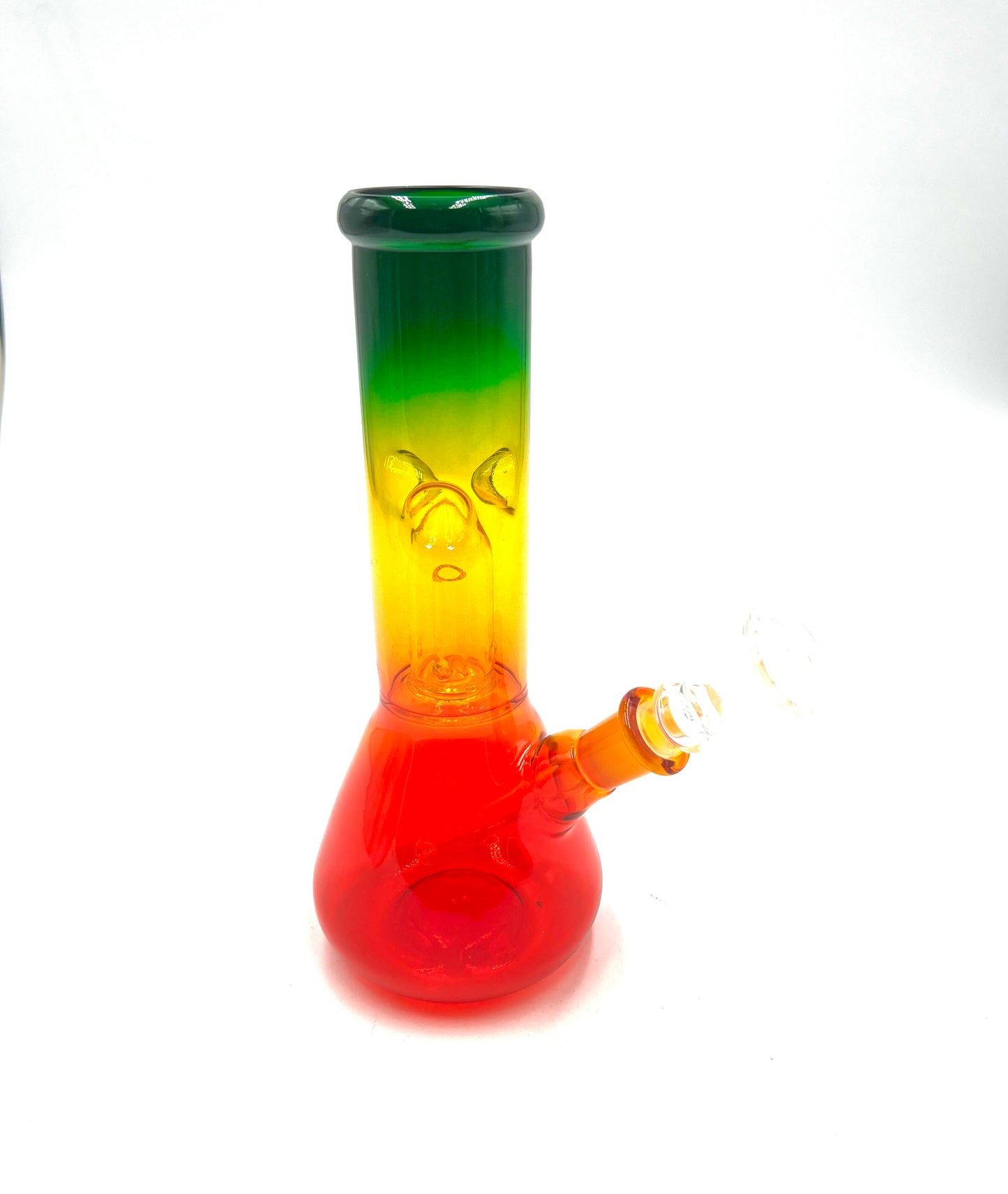 8" Frosted Dome Perc Beaker Water Pipe