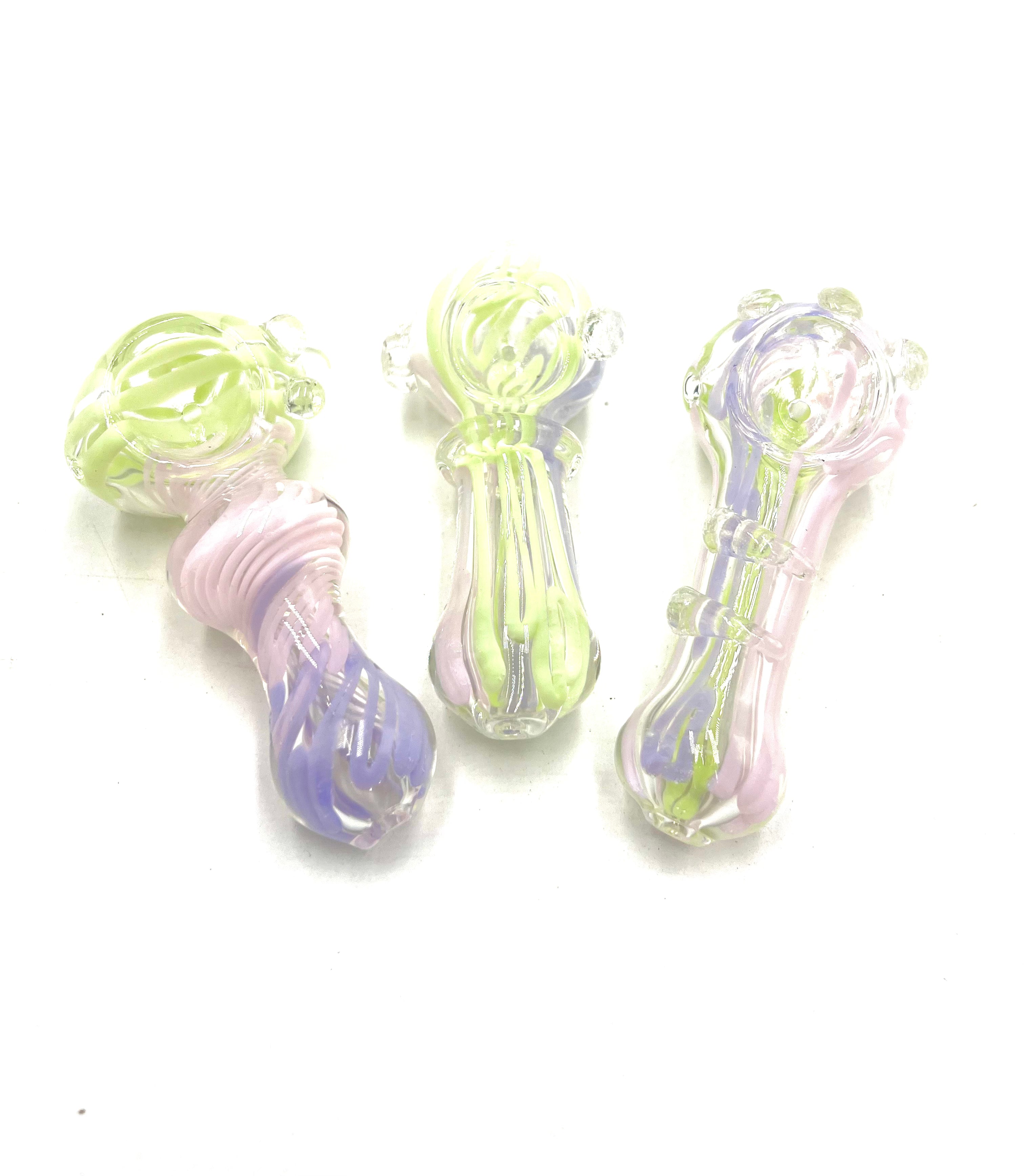 3.5" Assorted Mix Design Slime Hand Pipe