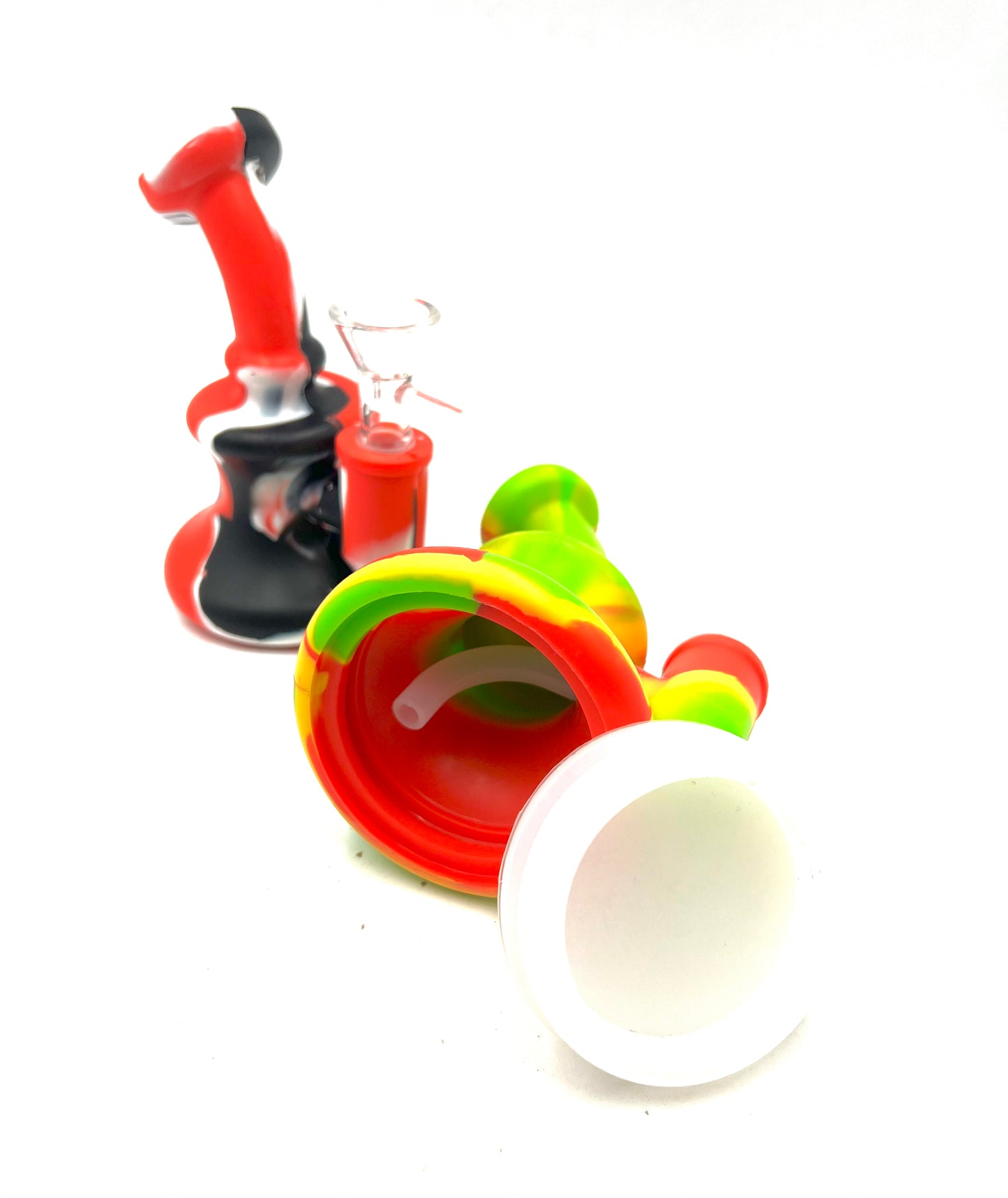 5" Mini Curved Mouth Silicone Beaker Water Pipe