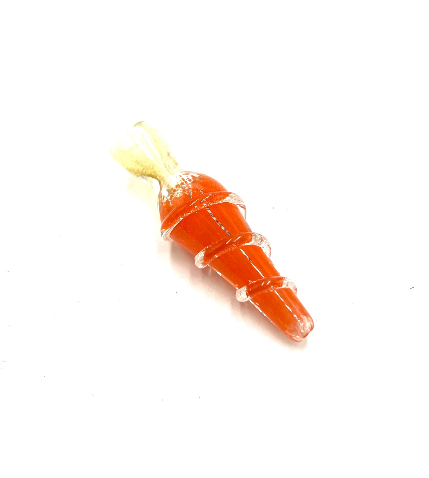 3" Carrot Shaped Coil Wrapped Chillum