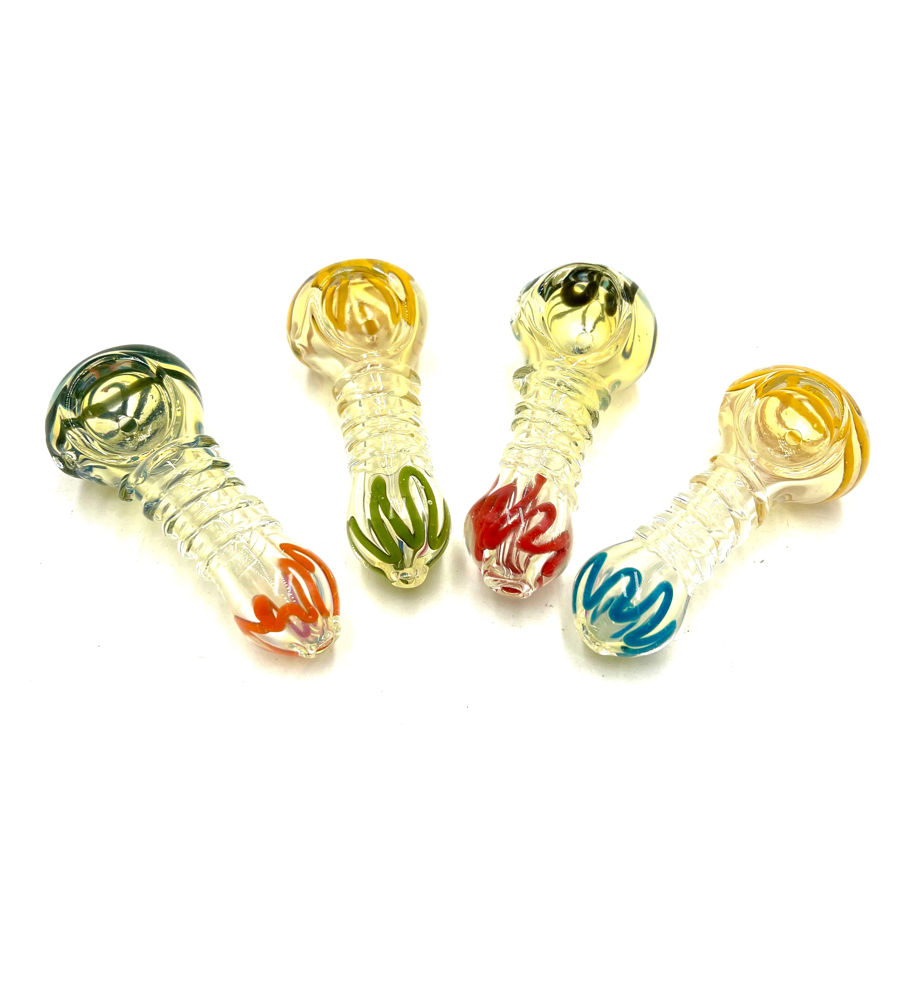 3.5" Coil Wrapped Inside Work Fumed Hand Pipe