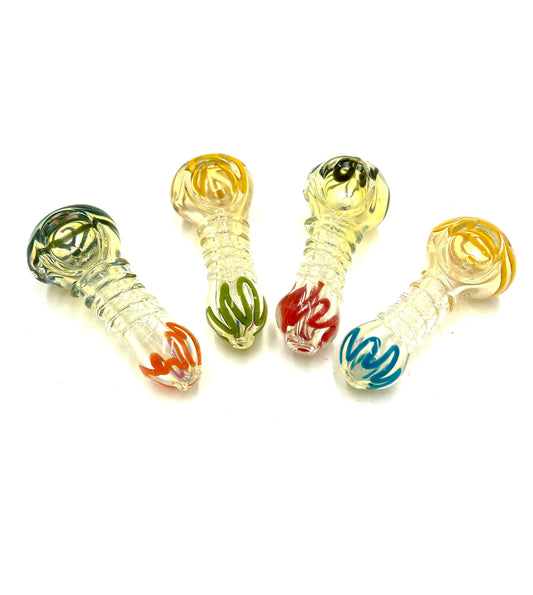 3.5" Coil Wrapped Inside Work Fumed Hand Pipe