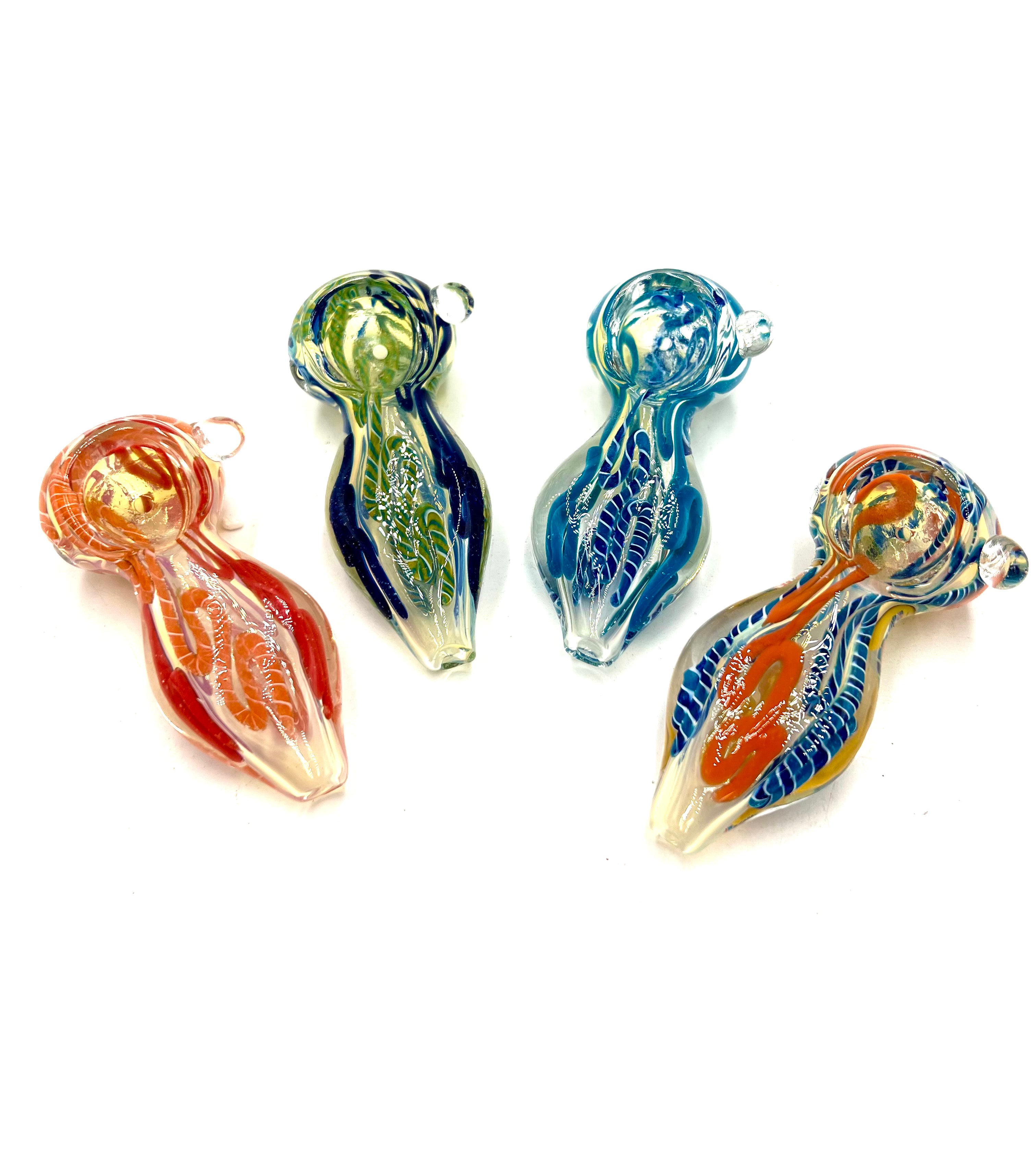 3.5" Flat Body Inside Work Fumed Hand Pipe