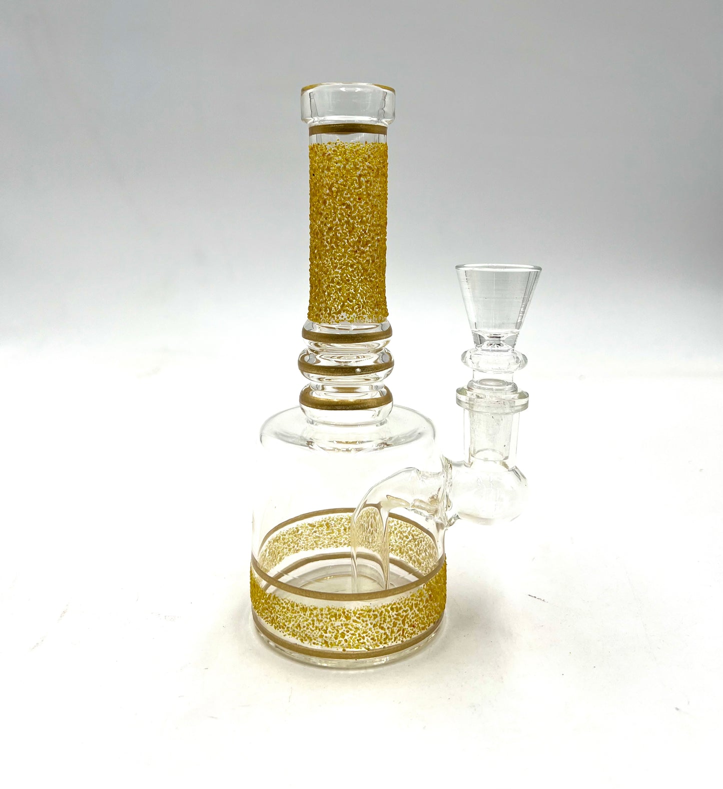 6.5" Sand Texture Round Base Water Pipe