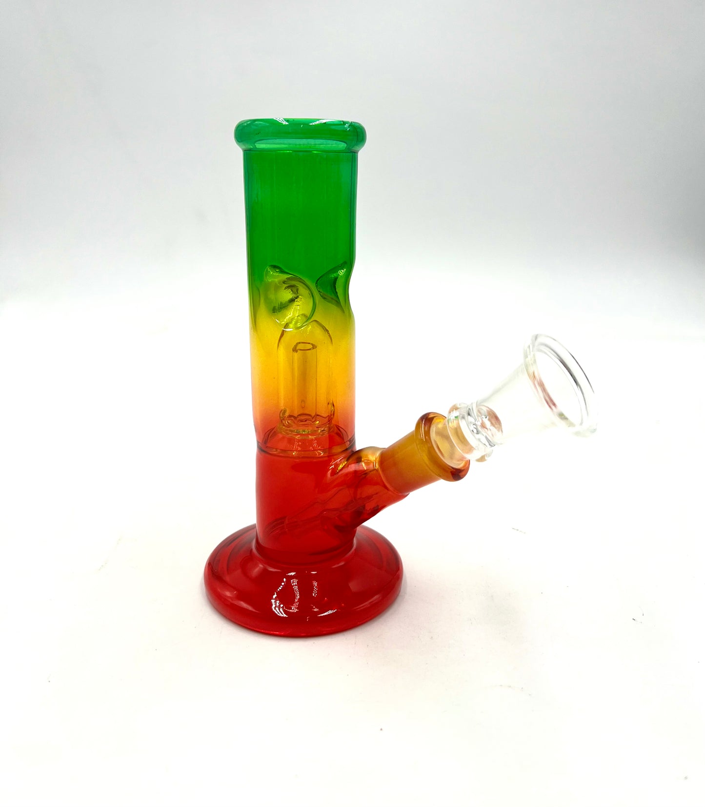 6" Frosted Dome Perc Straight Water Pipe