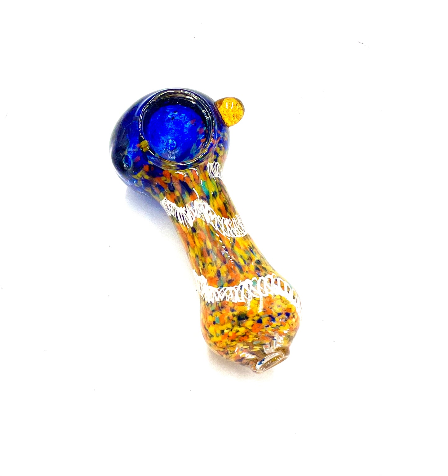 3.5" Color Head Frit Color Body Hand Pipe