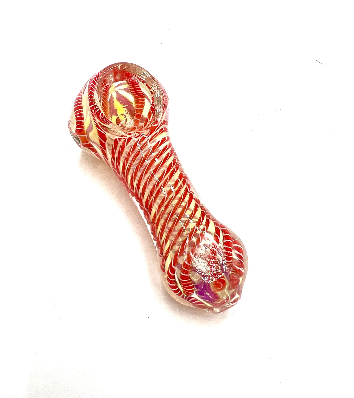 3.5" Fumed Twist Color Body Hand Pipe