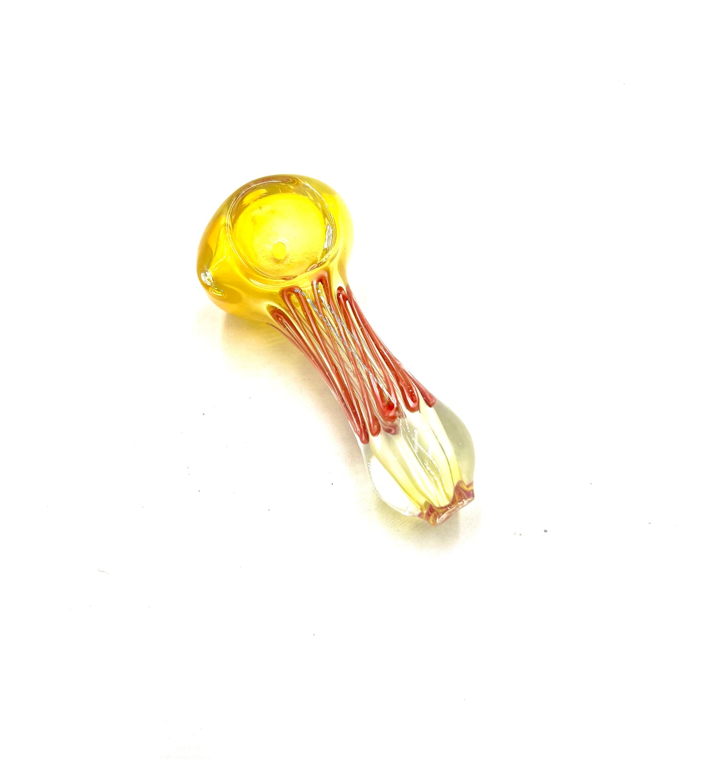 2.5" Gold Fumed Center Patter Hand Pipe