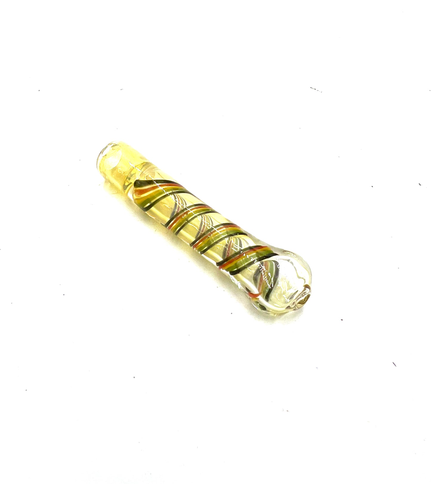 3" Twisted Rasta Color Fumed Chillum