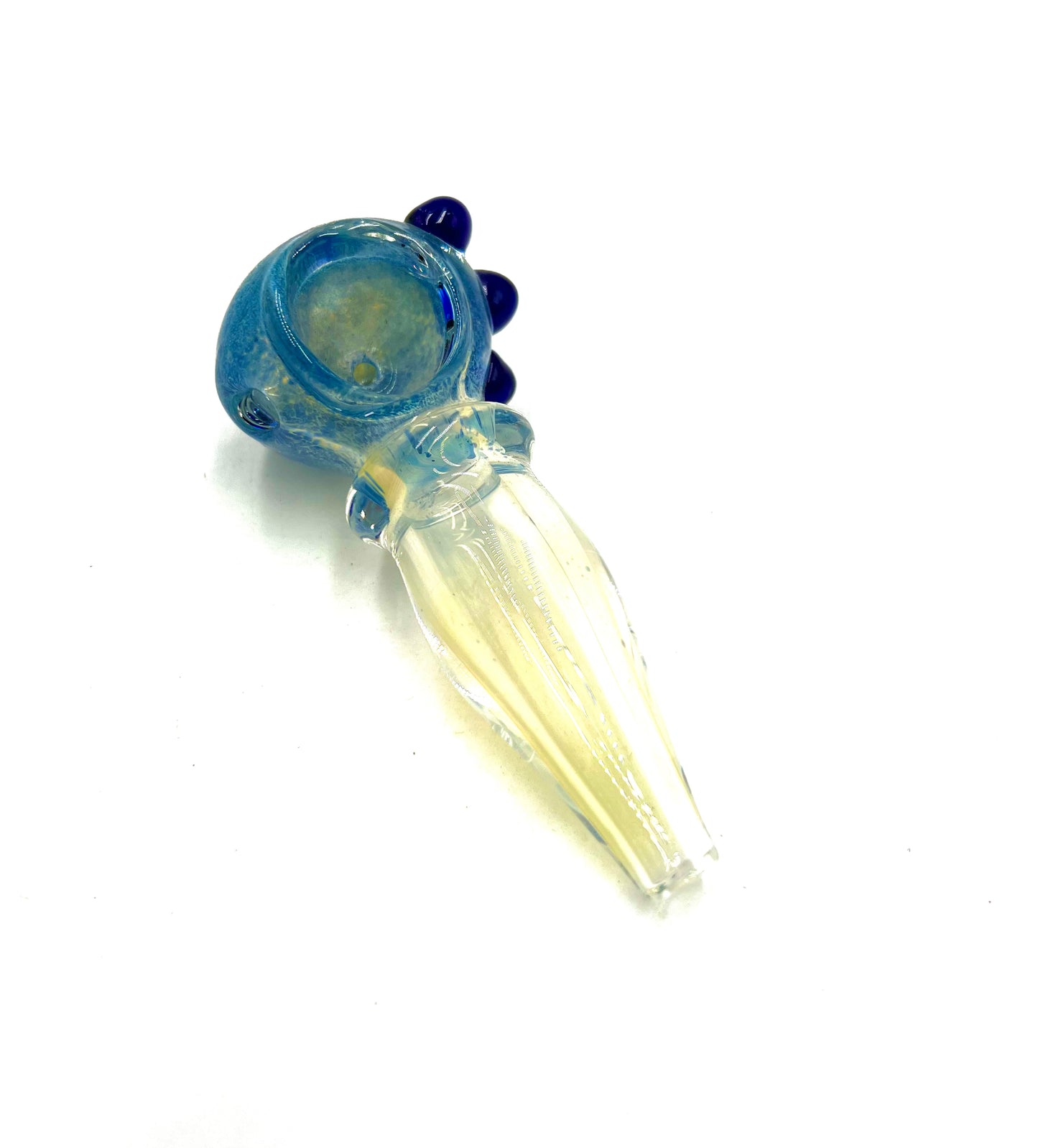 3.5" Triple Bead Single Ring Fumed Hand Pipe