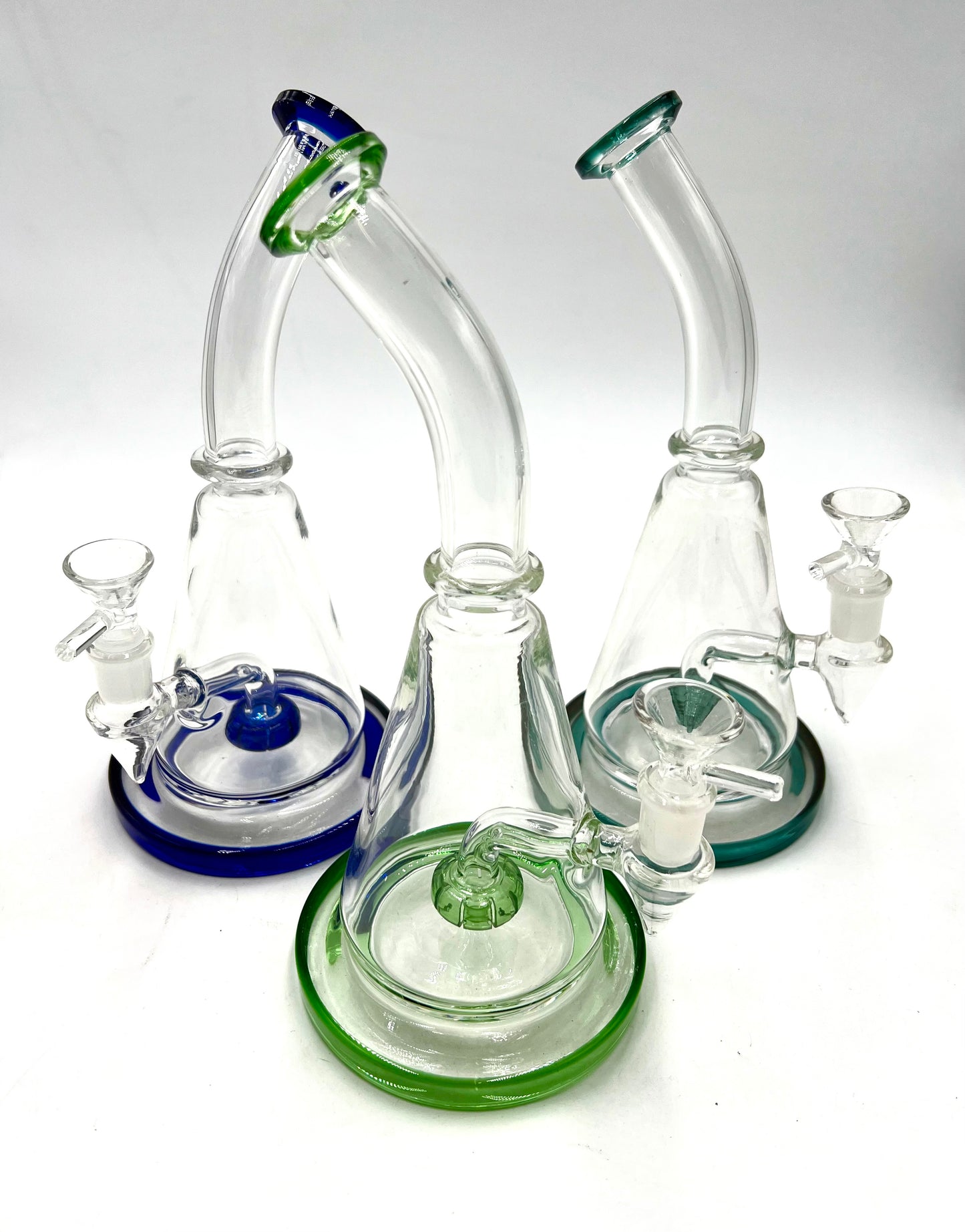 10" Curved Mouth Beaker Wine Base Water Pipe