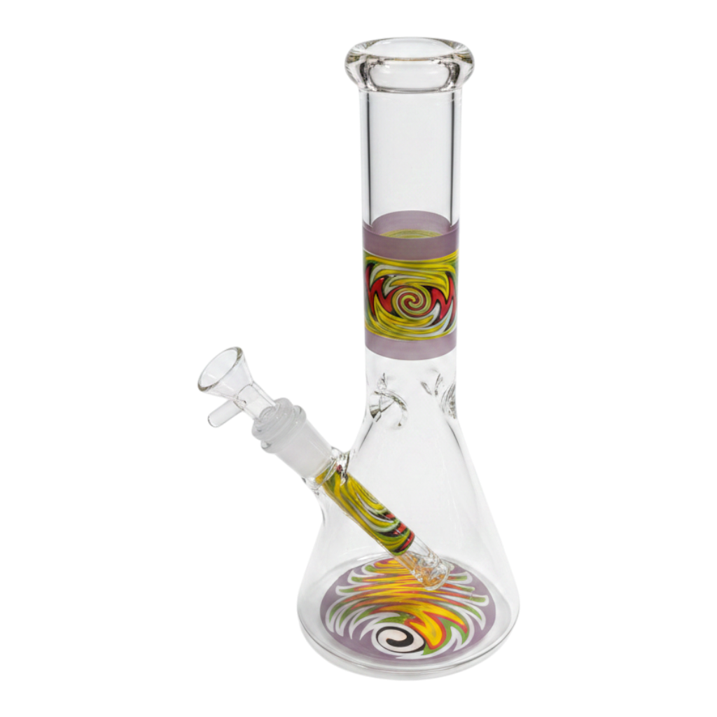 10 INCH BEAKER STICKER IN THE BOTTOM AND DOWNSTEM