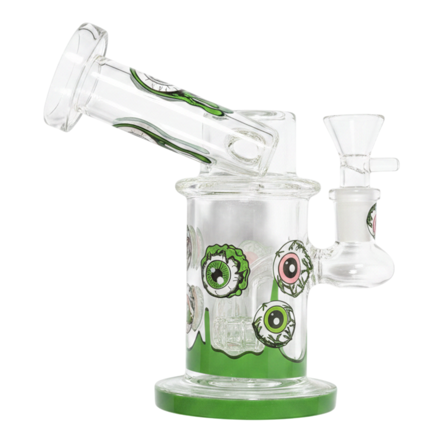 WATER PIPE 7 INCH BEND TUBE EYES PRINTED