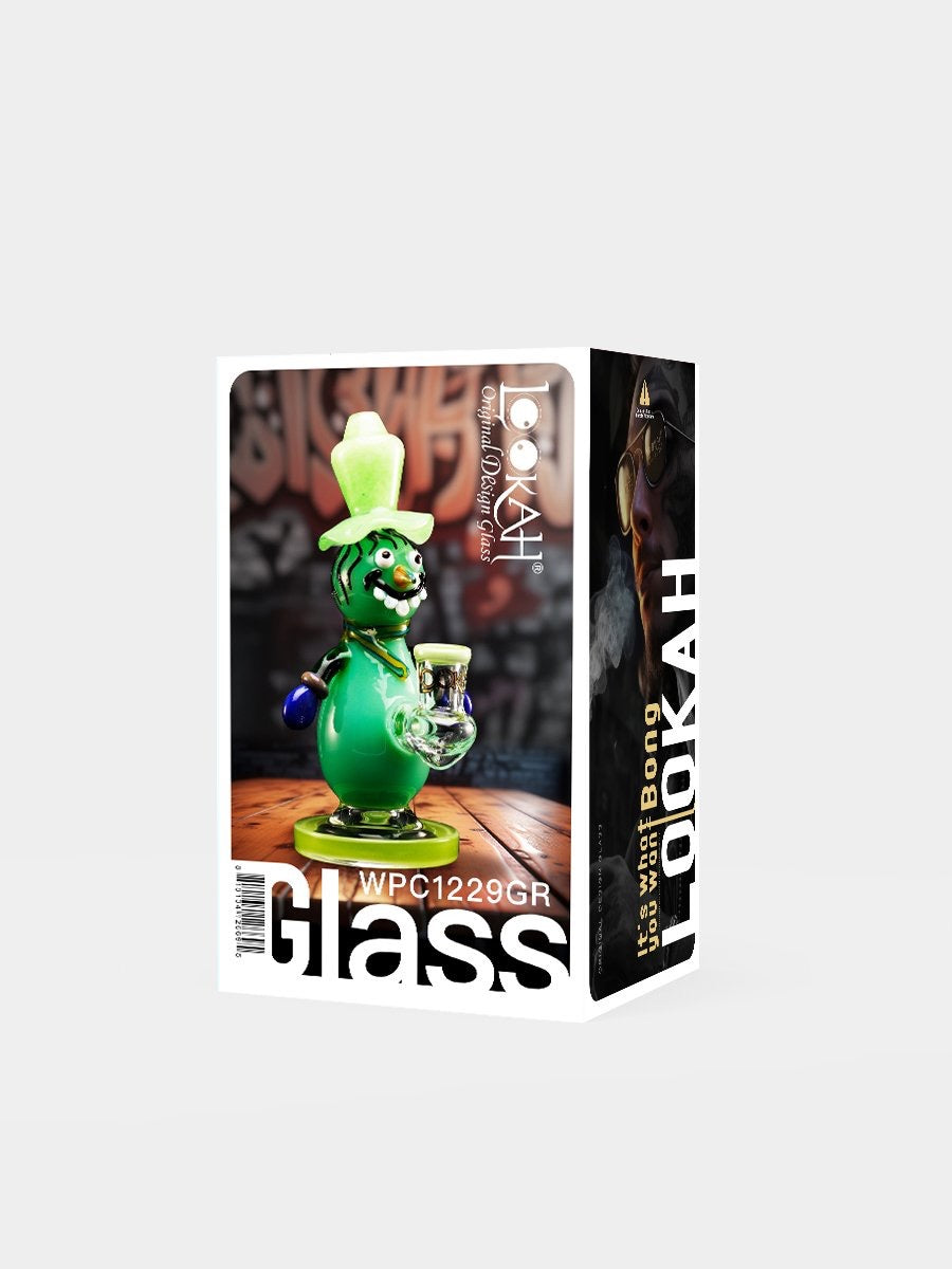 Lookah Bong 8" Funny Snowman Water Pipe