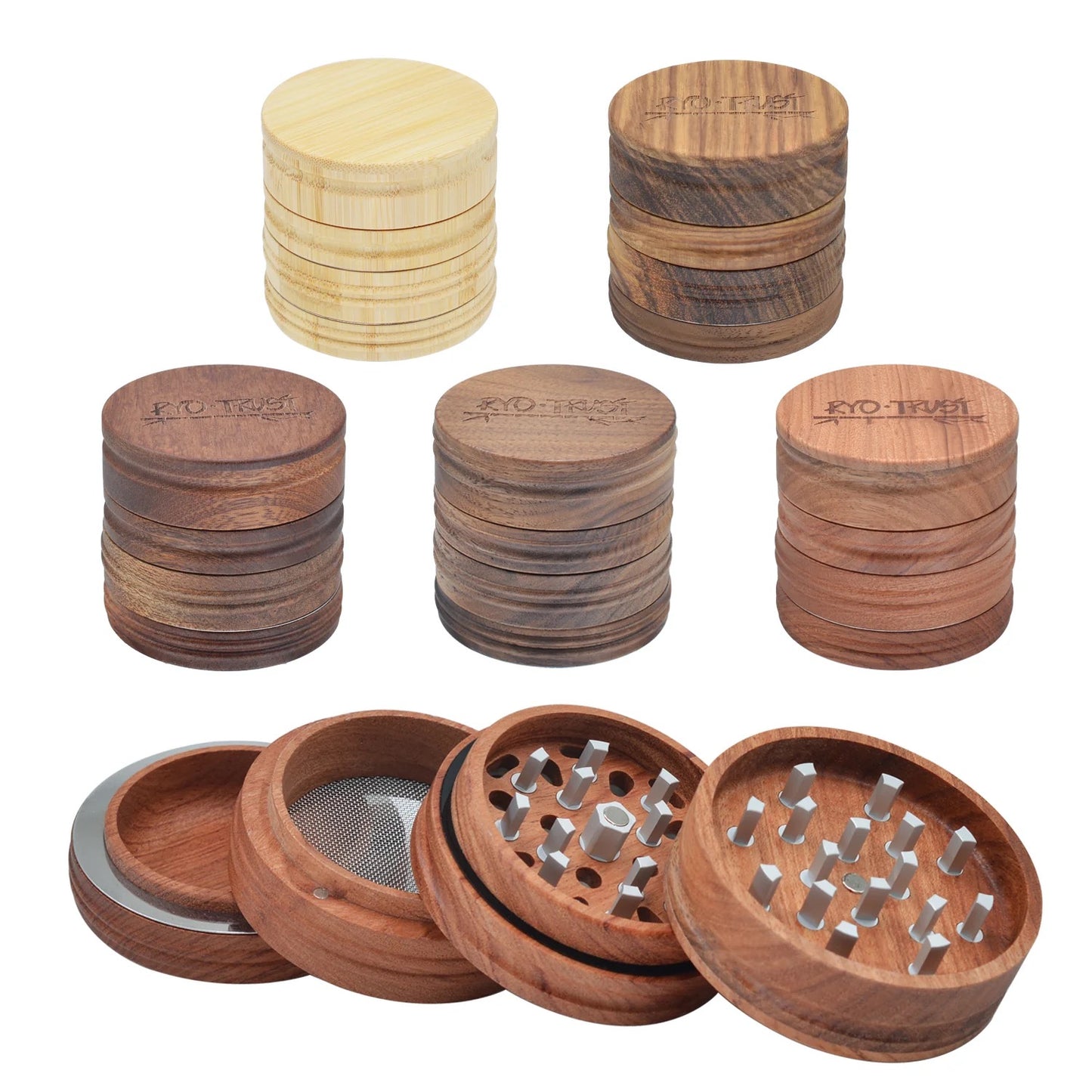 Sensorite TERRA Wooden Herb Grinder