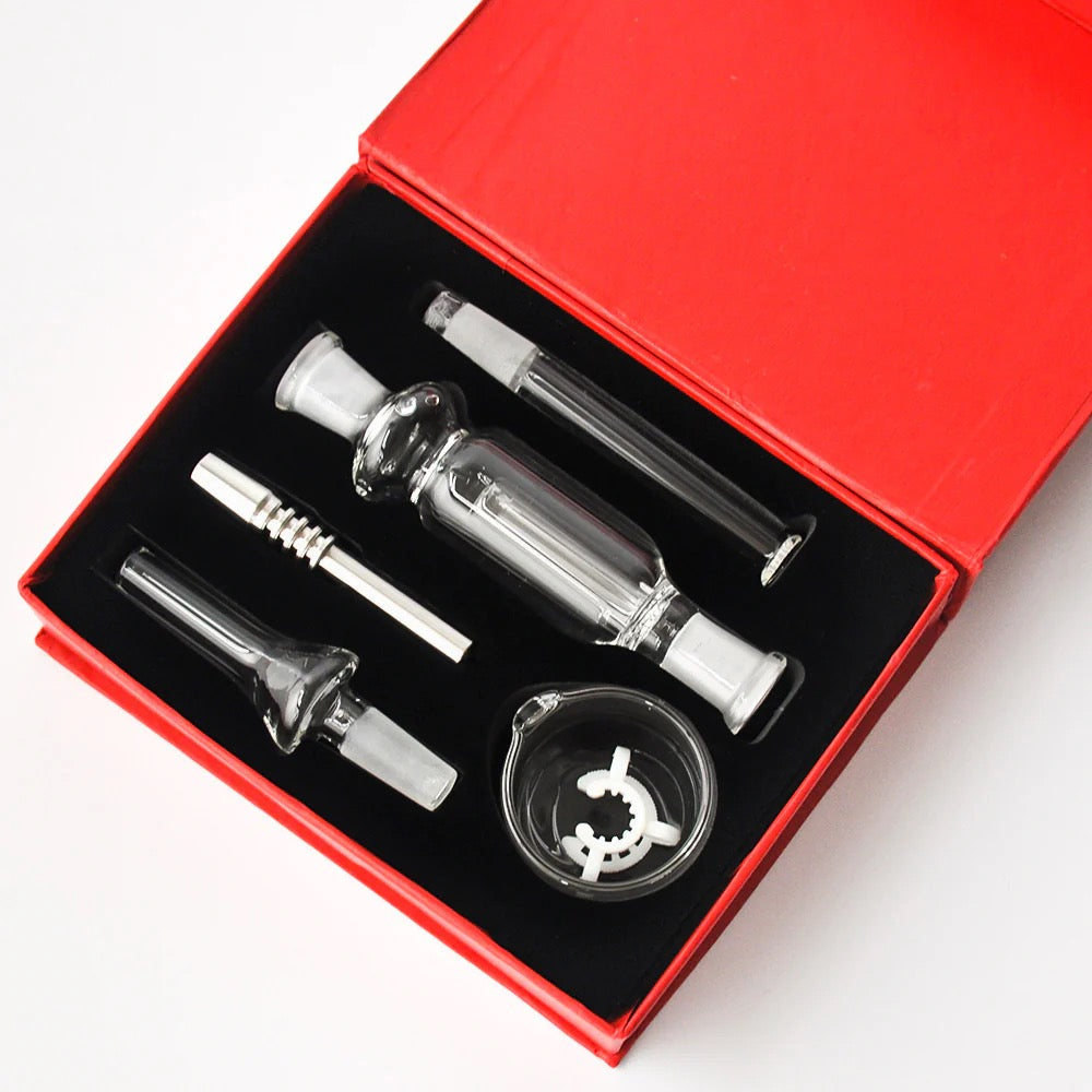 ( CASE OF 100 PIECES ) 10mm Red Box Micro NC Nectar Straw