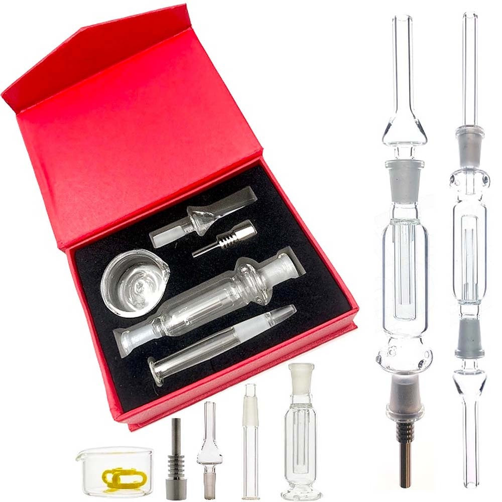 ( CASE OF 100 PIECES ) 10mm Red Box Micro NC Nectar Straw