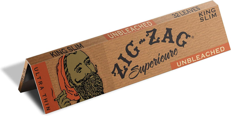 Zig-Zag Unbleached King Slim Paper 24ct