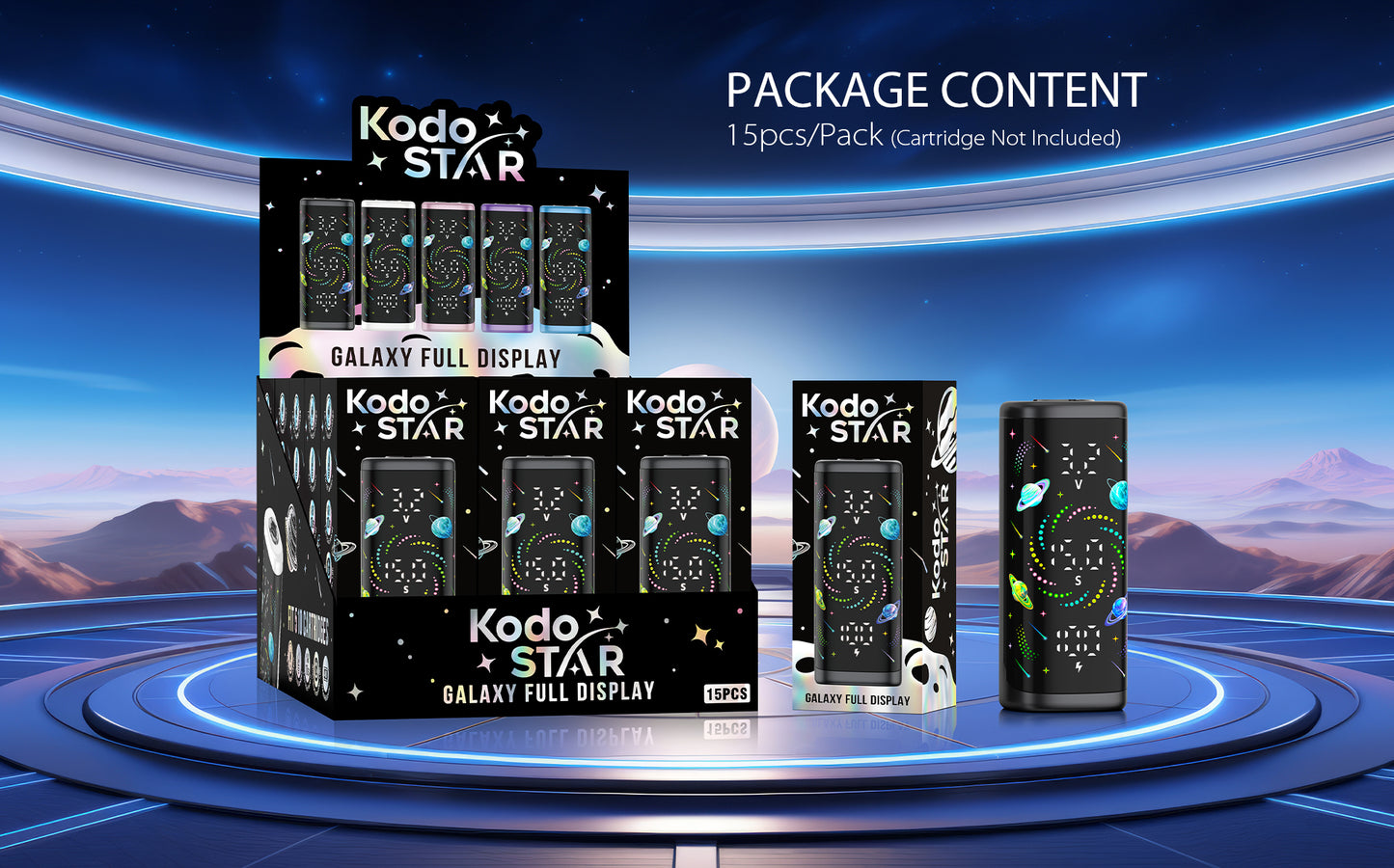 Yocan Kodo Star Box Mod ( 15 pack display )