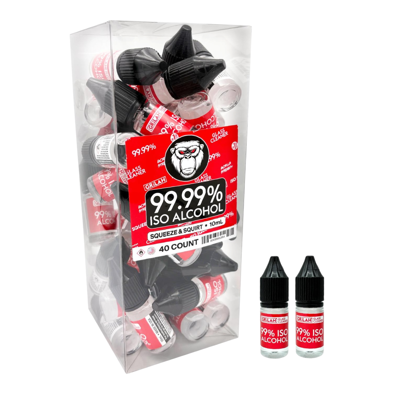 Grilah Cleaner 10ml Bottles (40 count)