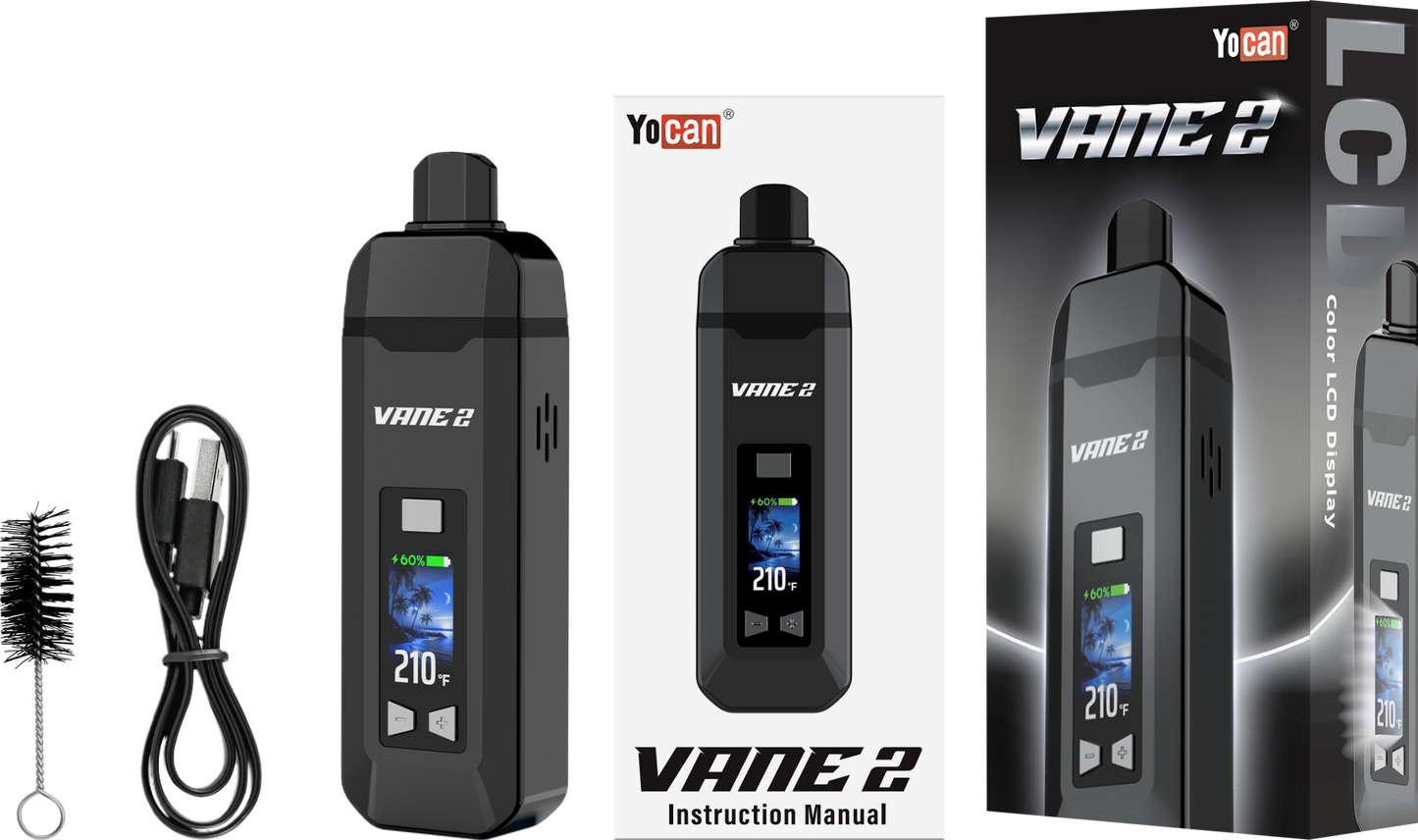 YOCAN VANE 2 DRY HERB VAPORIZER.