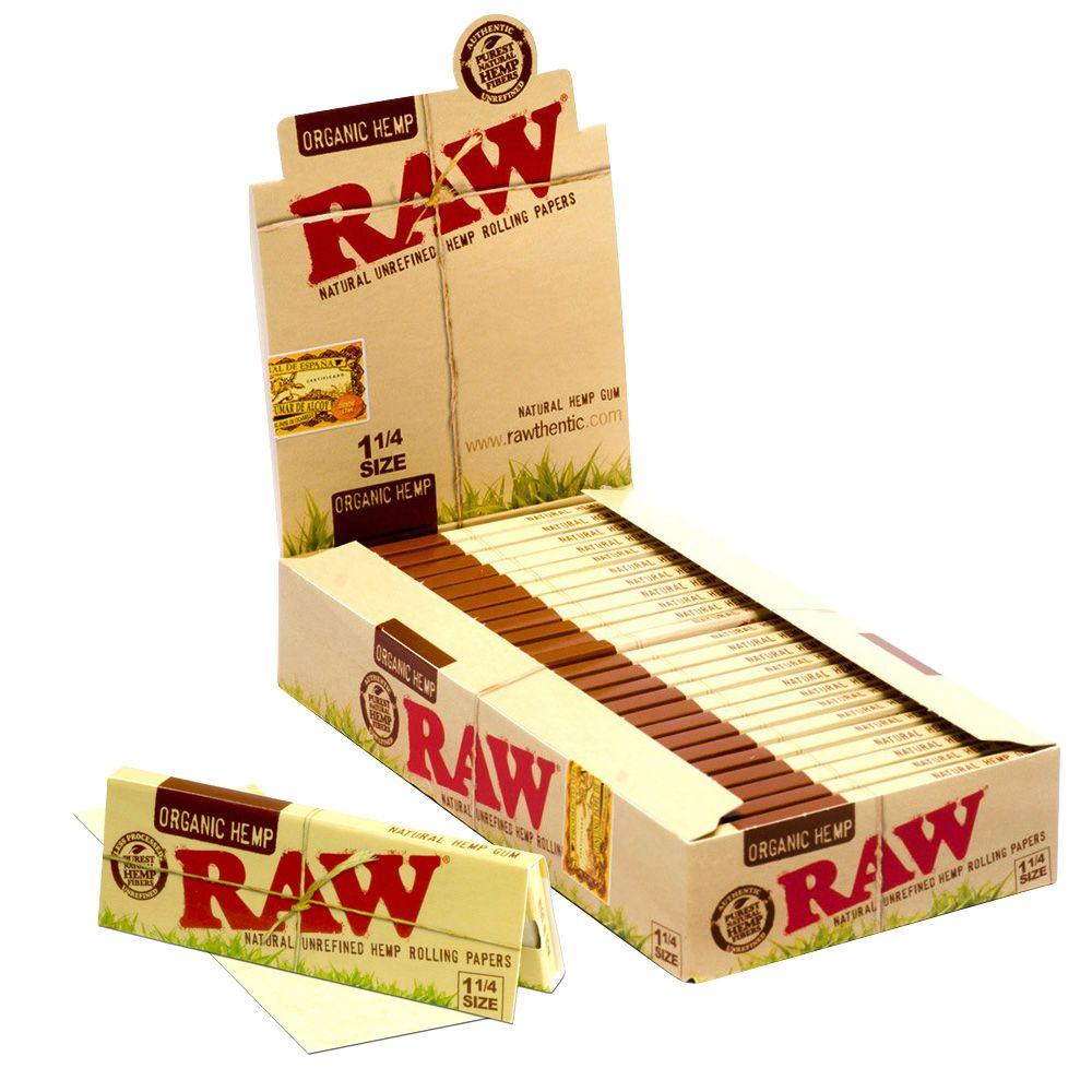 RAW Organic Hemp 1 1/4 Paper 24ct