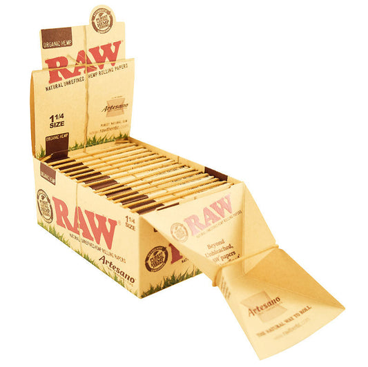 RAW Organic Hemp Artesano 1 1/4 Paper 15ct