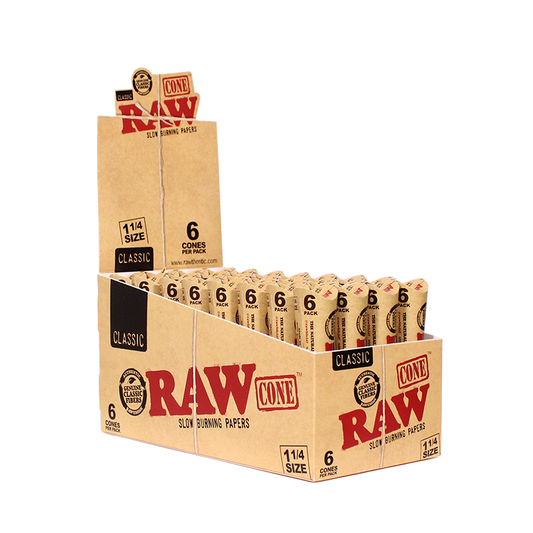 RAW Classic 1 1/4 Cone 6pk