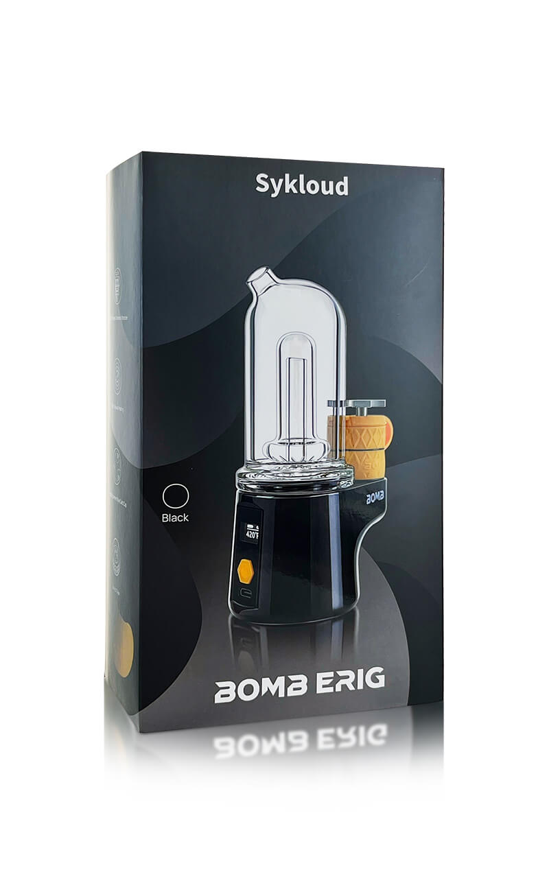 BOMB E-Rig Sykloud Portable Electric Dab Rig - Black